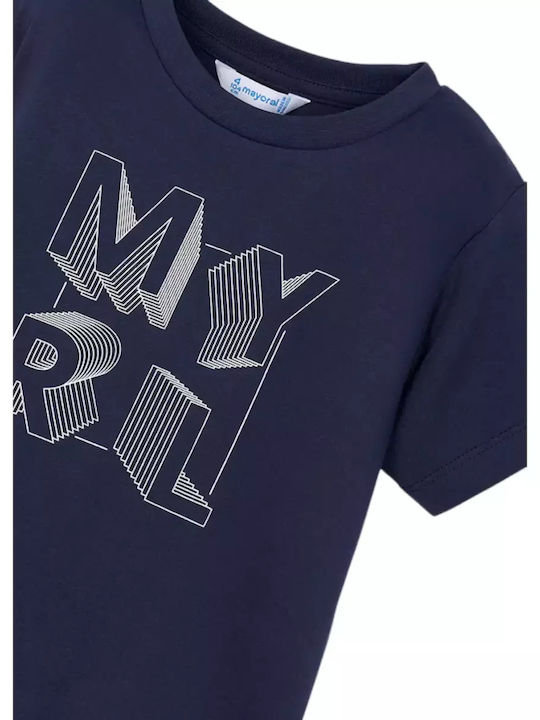 Kinder-T-Shirt Marineblau