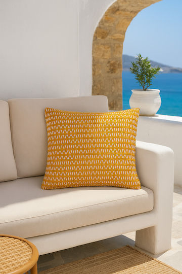 F&L Μαξιλάρι Κίτρινο 43x43εκ.