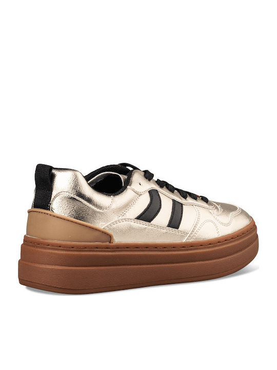 Damen Sneakers Gold
