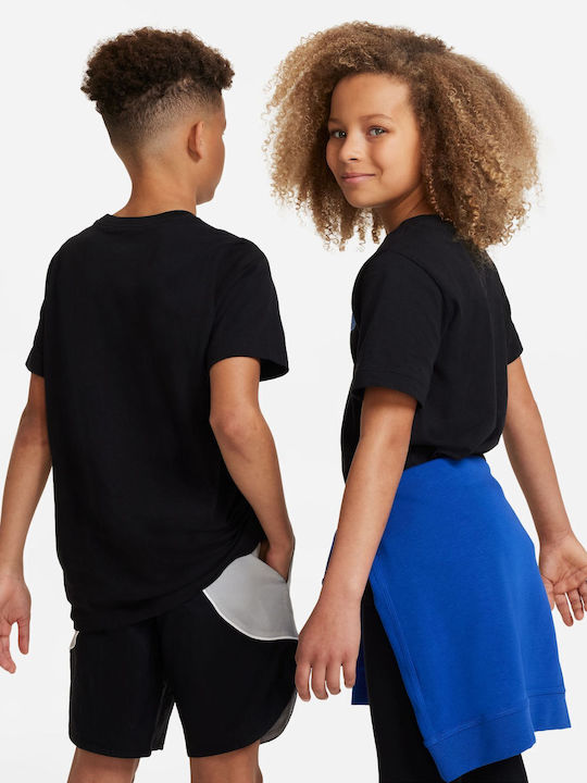 Παιδικό T-shirt Μαύρο Sportswear