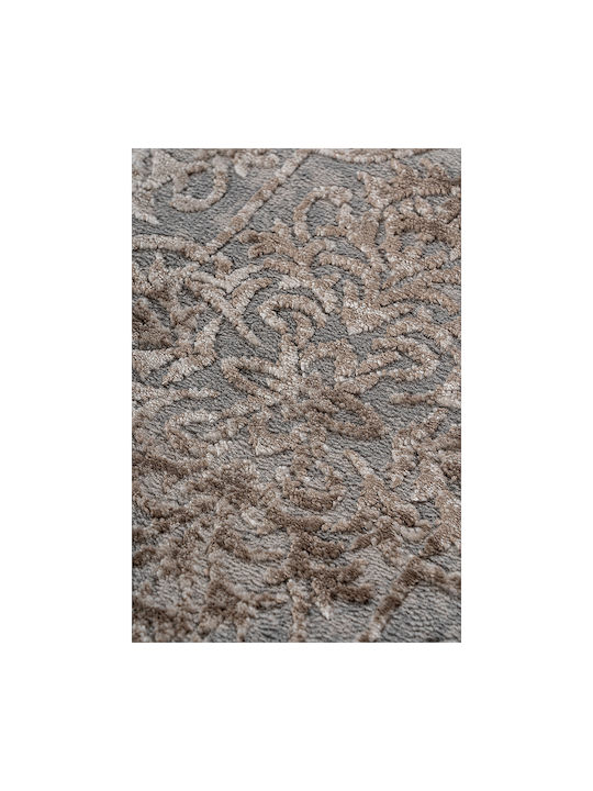Beauty Home Home Σετ Μοντέρνα Χαλιά Κρεβατοκάμαρας Μπεζ, Γκρι 9440-ΣΕΤ 3τμχ