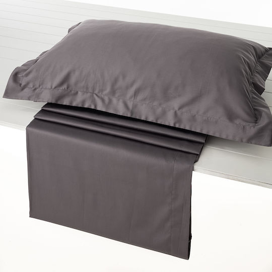 Vesta Home Athena Σεντόνι Μονό με Λάστιχο 100x200+40εκ. 306 Aqua Green