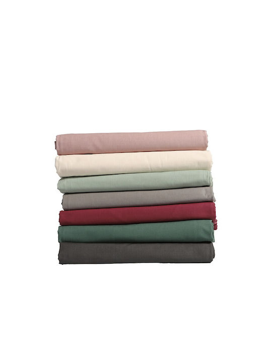 Nef-Nef Homeware Плик за Завивка Памучен Единичен 160x240 Basic 22 Bordo