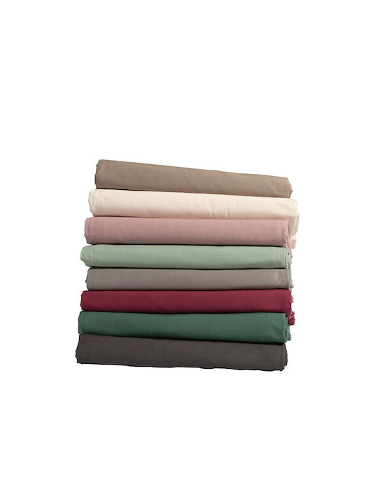 Nef-Nef Homeware Duvet Cover Cotton Queen 230x240 Basic 22 Bordo