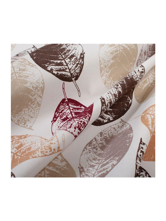 Dimcol Tablecloth Stain Resistant Leaves 467 Brown 180x300cm