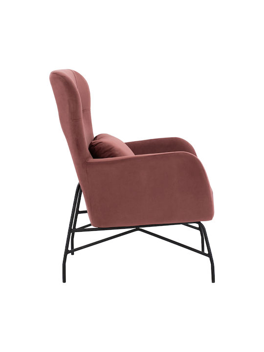 Royalty Ohrensessel Samt Rotten Apple 67x80x102cm