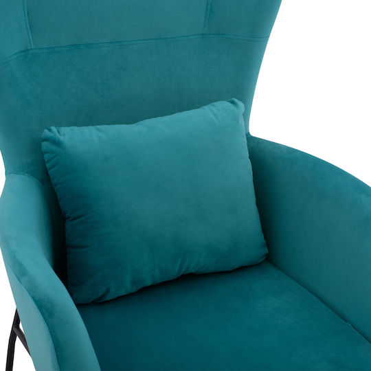Dania Bergère Catifelat Turcoaz 67x80x102cm