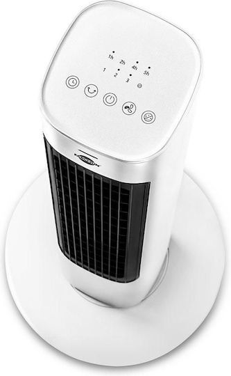 Kerosun Ventilator Turm 50W mit Fernbedienung Weiß