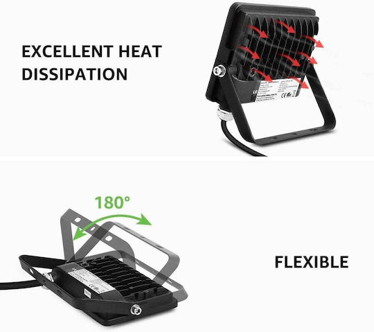 Rezistent la apă Proiector LED 15W RGB cu Telecomandă IP65