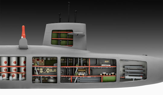 Assembly Model Revell Submarine S.s.b Abraham Lincoln 158 Pieces