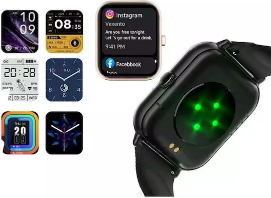 Verk Group Smartwatch (Μαύρο)
