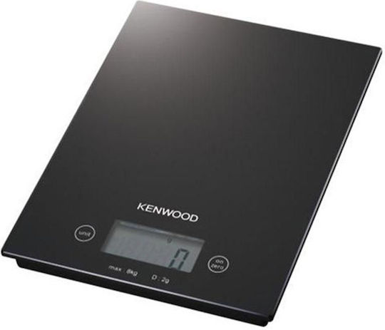 Kenwood Ψηφιακή Ζυγαριά Κουζίνας έως 8kg Μαύρη