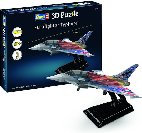 Puzzle Revell Eurofighter Typhoon Fighter Jet 3D 75 Pieces