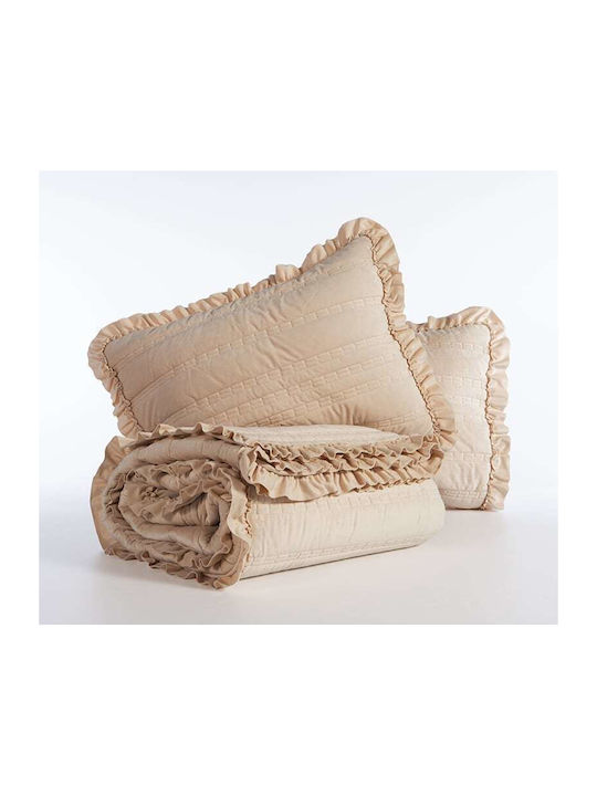 Nef-Nef Homeware Sirion Κουβερλί Υπέρδιπλο από Πολυεστέρα Mint 240x230cm