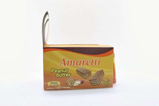 Tottis Tottis Schokolade Waffer Milch Erdnussbutter 68g 12 Stück