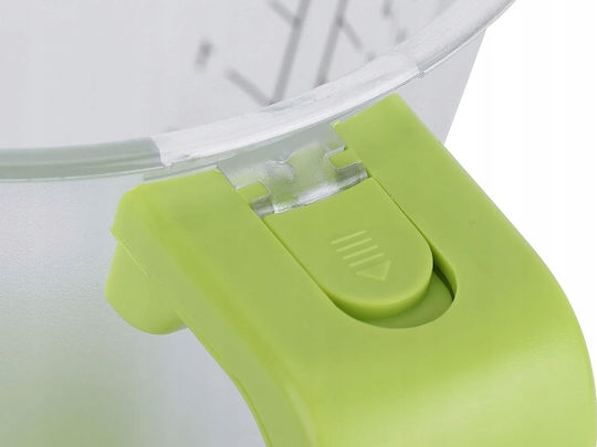 Verk Group Ψηφιακή Ζυγαριά Κουζίνας με Κανάτα έως 1kg Πράσινη