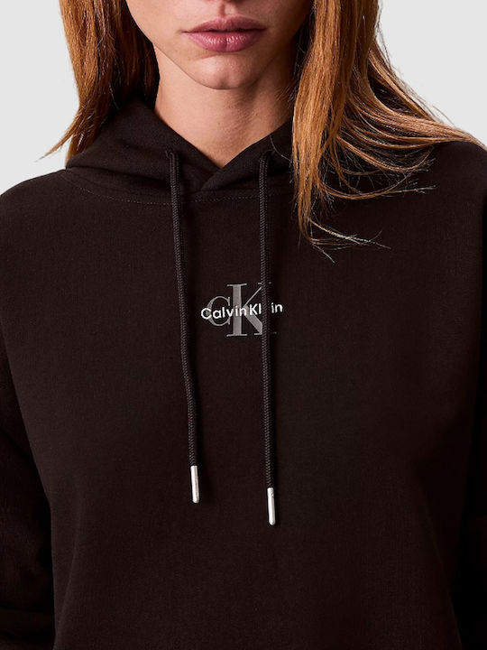 Women's Sweatshirt Hooded Black