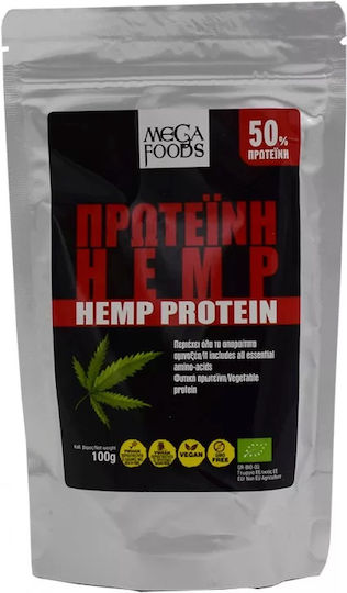 Mega Foods Mega Foods Hemp Protein Βιολογική Χωρίς Γλουτένη & Λακτόζη 100gr