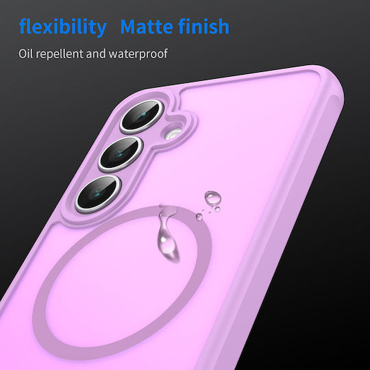 Techsuit Halofrost Umschlag Rückseite Kunststoff Rosa (Galaxy A17)
