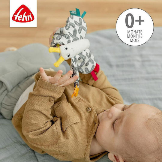 Fehn Jucărie pentru Bebeluși Happy Butterfly din Țesătură cu Muzică și Sunete pentru 0++ Luni
