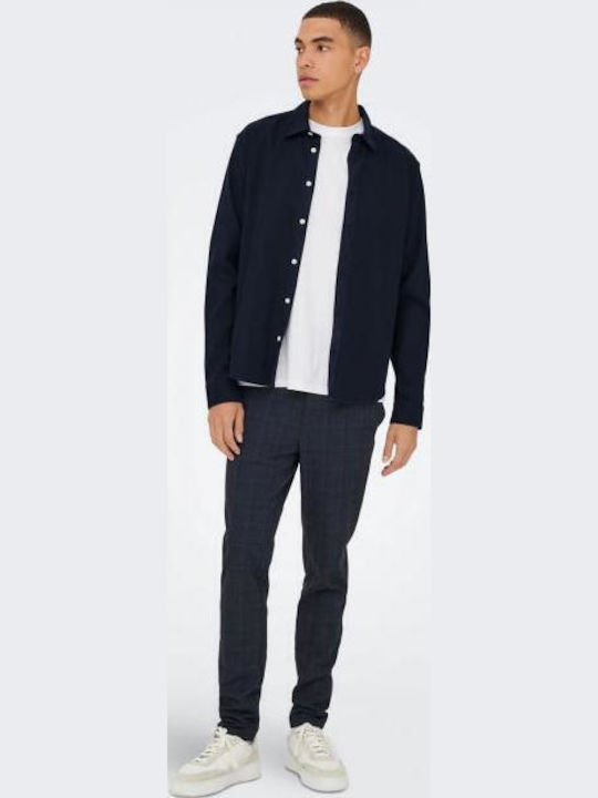 Μακρυμάνικo Πουκάμισο Navy Blazer