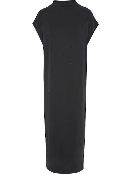 Midi Damenkleid Schwarz