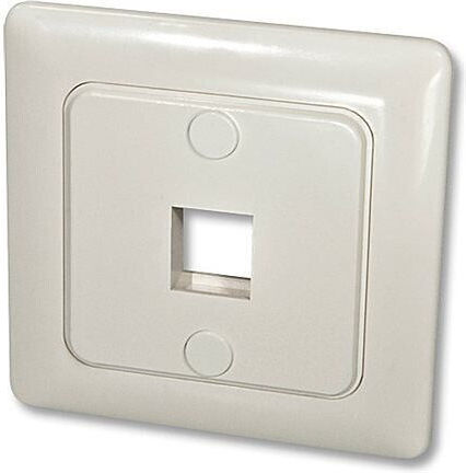 Lindy Single Network Socket RJ45 without Frame in White Color 60543