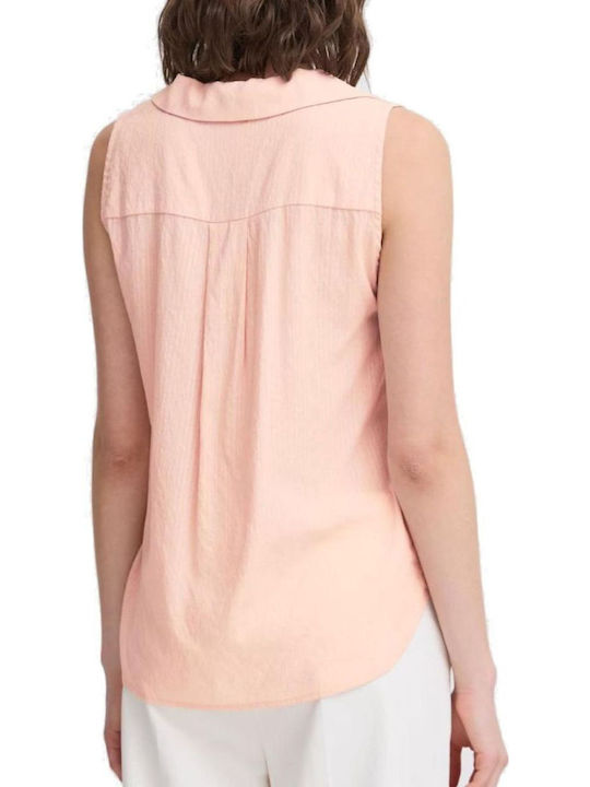 Women's Sleeveless Shirt Salmon, Pink