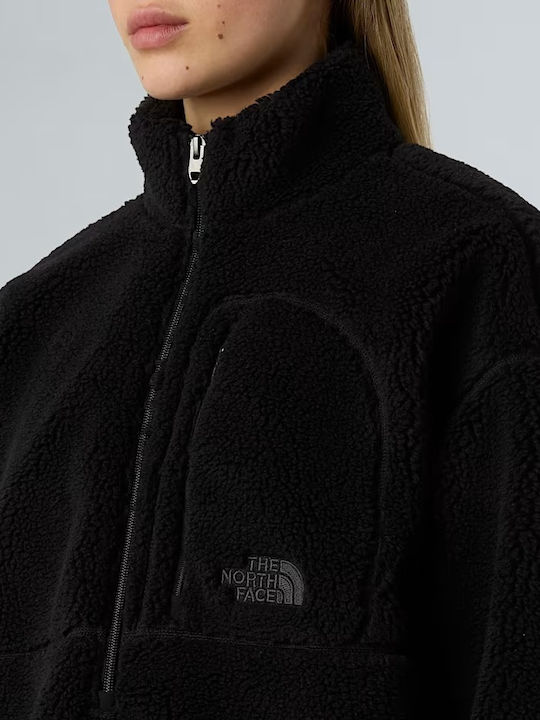 Полар Дамска жилетка Black