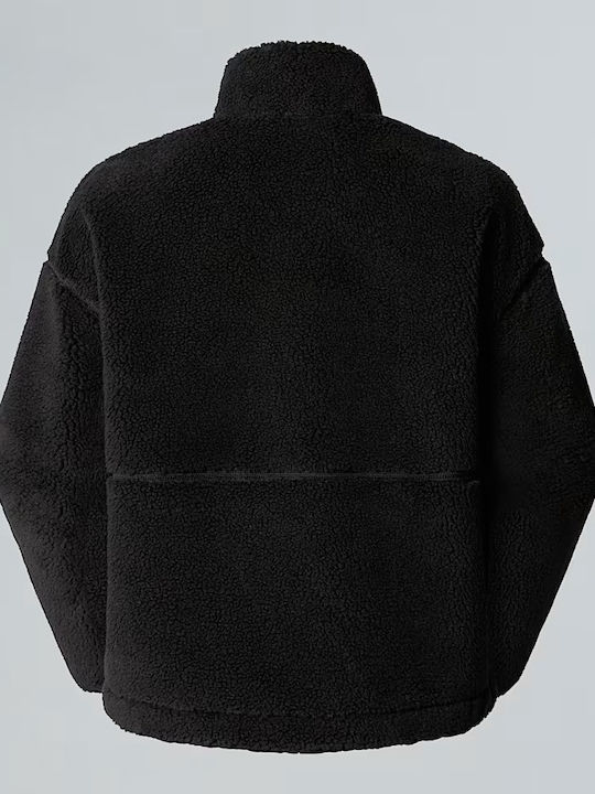 Полар Дамска жилетка Black