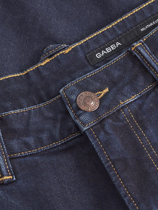 Carl Willo Ανδρικό Παντελόνι Τζιν Ελαστικό Loose Tapered Fit Mid Blue