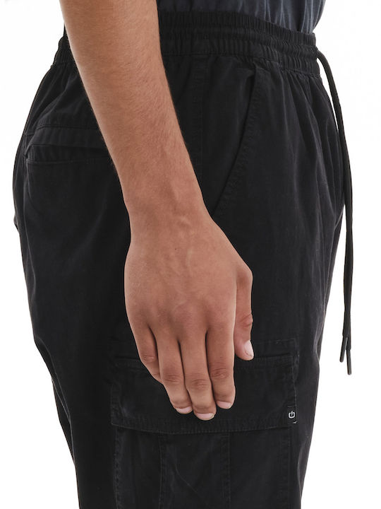 Trousers Cargo in Loose Fit Black