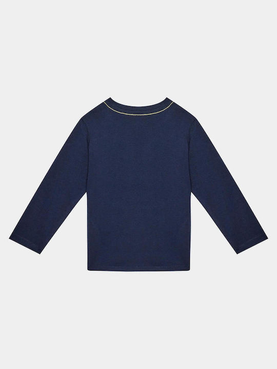 Παιδική Μπλούζα Μακρυμάνικη Dark Blue