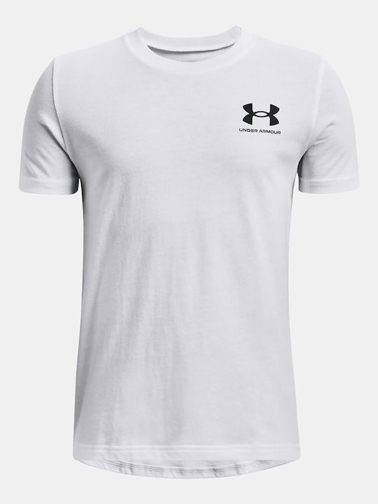 Kinder-T-Shirt Weiß Sportstyle