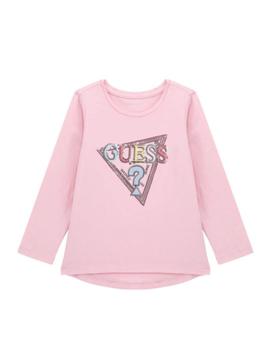 Kinderhemd Langarm Rosa