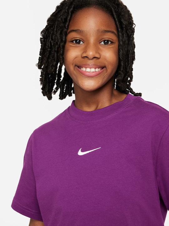 Kids' T-shirt Purple Sportswear