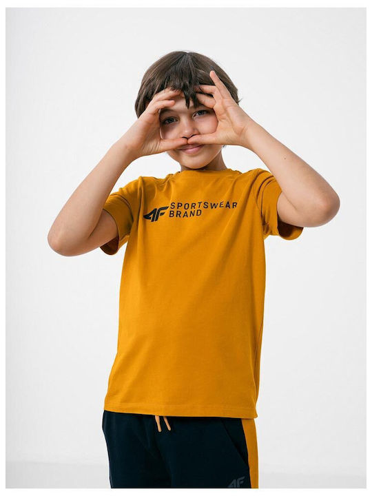 Παιδικό T-shirt Κίτρινο