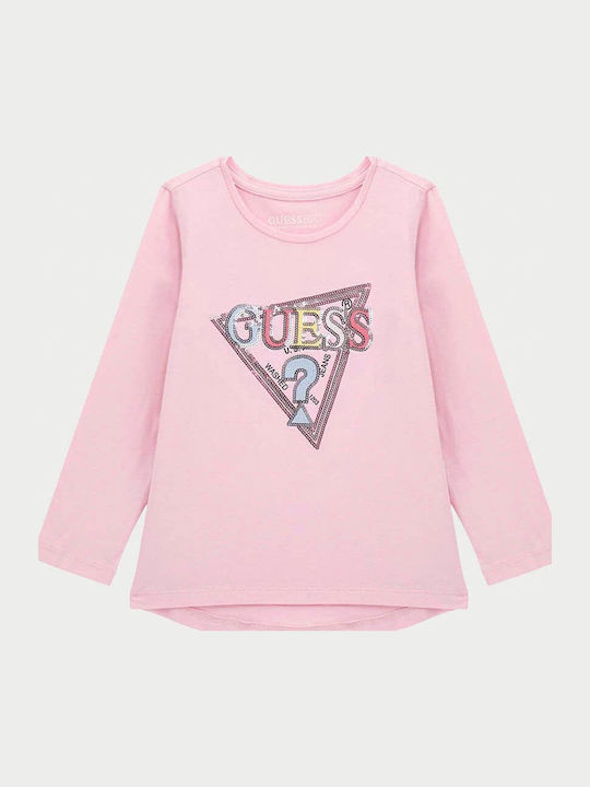 Kinderhemd Langarm Rosa