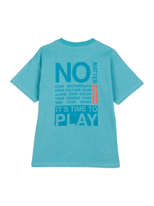 Детска тениска Син Time To Play
