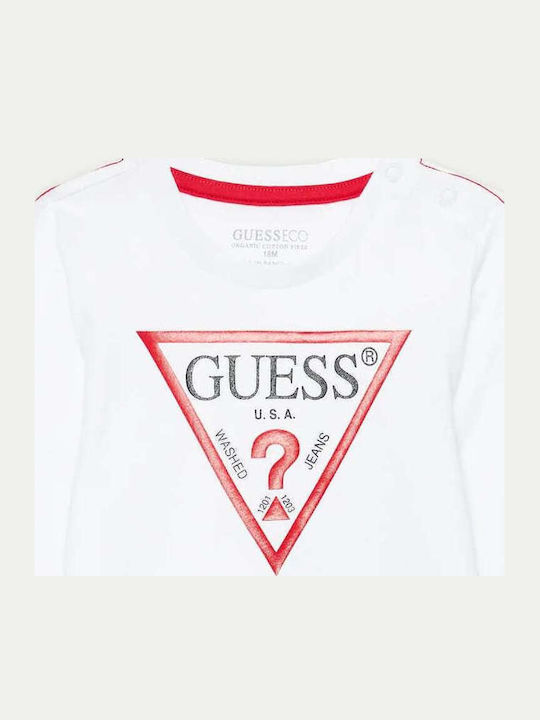 Kids' Shirt Long Sleeve Pure White