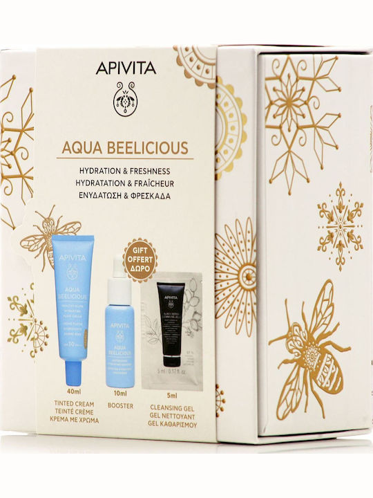 Apivita Aqua Beelicious Routine Комплект за грижа за кожата за Хидратация, Почистване на лицето & Блясък Apivita Aqua Beelicious Routine Комплект за грижа за кожата за Хидратация, Почистване на лицето & Блясък