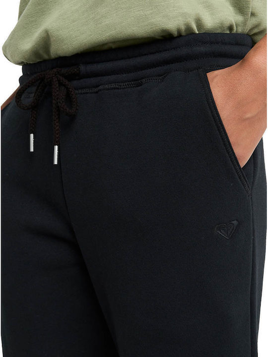 Jogginghose Jogger Vlies Schwarz