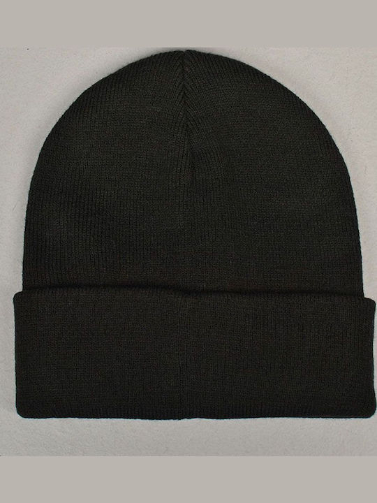Summerdale Beanie Unisex Σκούφος Πλεκτός σε Μαύρο χρώμα