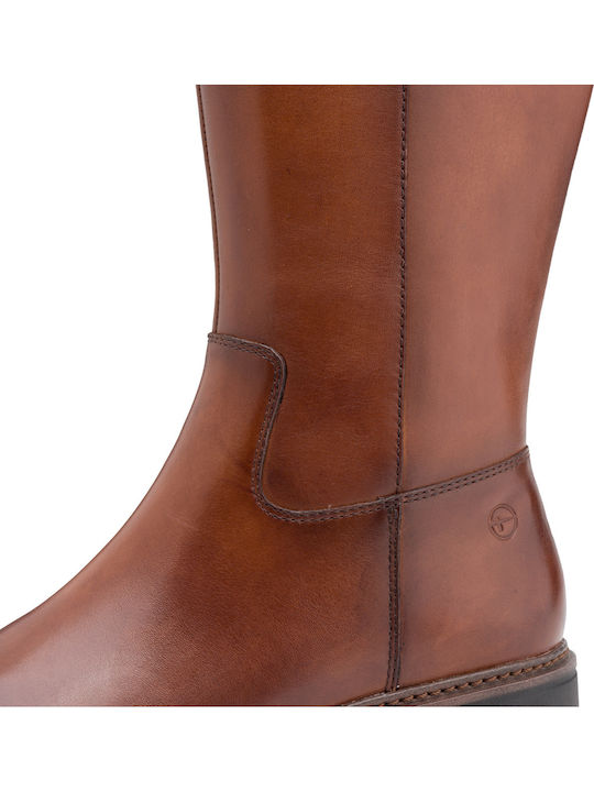 Leather Women's Boots Brown