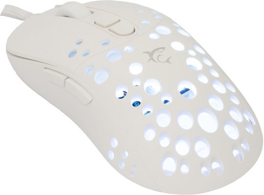 White Shark Tristan-2 RGB Геймърска Мишка 7200 DPI Бял