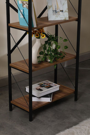 Bücherregal Boden Schwarz