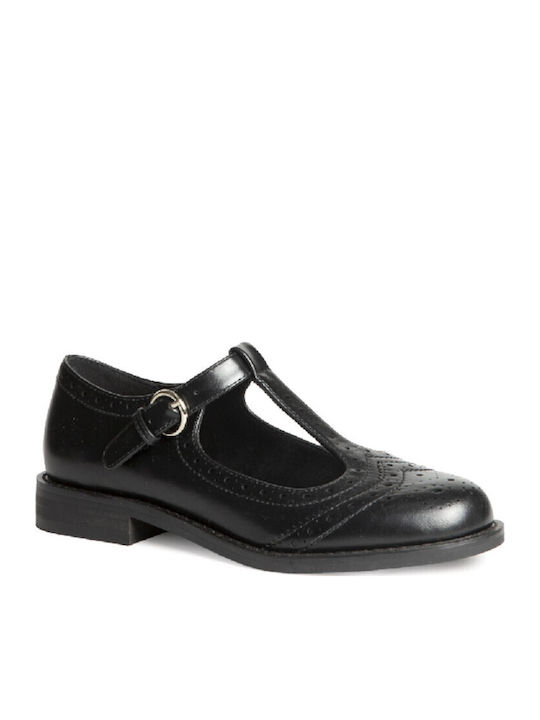 Synthetic Leather Ballerinas Black M5710