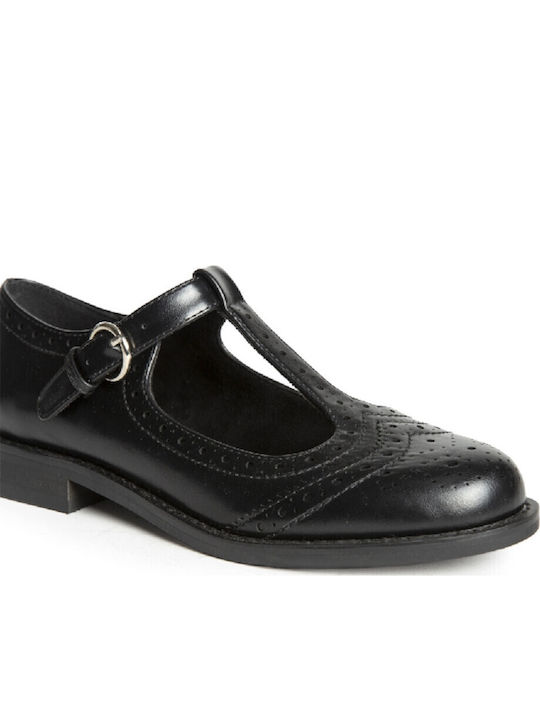 Synthetic Leather Ballerinas Black M5710