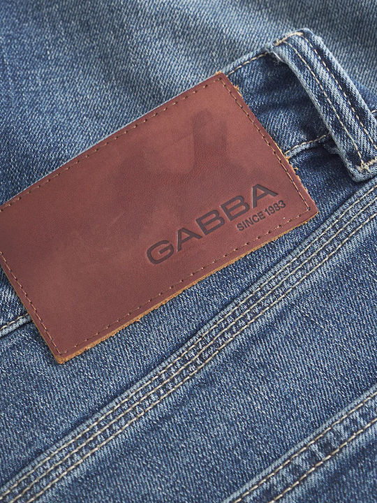 Men's Jeans Pants with Loose Tapered Fit Blue