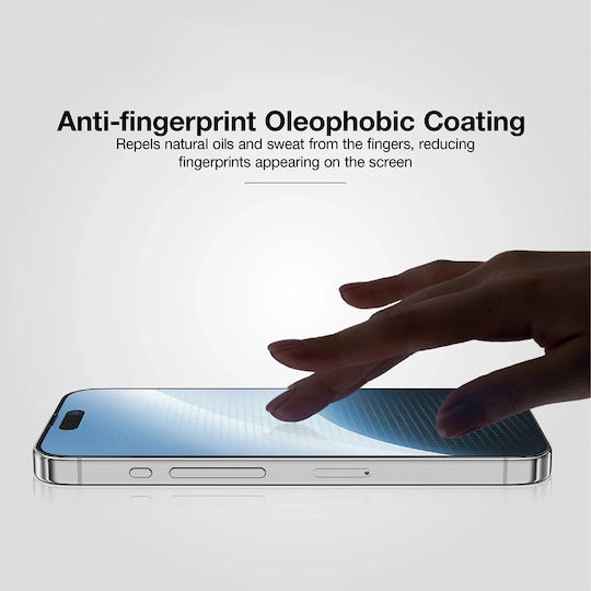 ANANK 2.5D Screen Protector Μαύρο (iPhone 17 / 17 Pro / 16 Pro)
